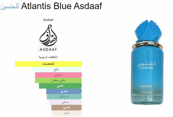 ⁦عطر اتلانتس بلو اصداف 100 مل⁩ - الصورة ⁦2⁩