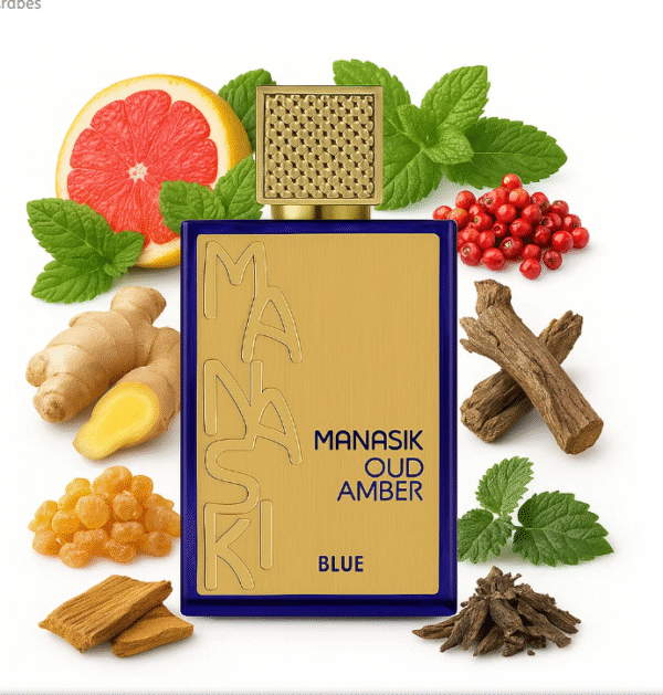 عطر عود عنبر بلو مناسك 100 مل