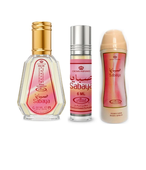 عطر صبايا 50 مل &اسبراى200مل&زيت عطرى6مل
