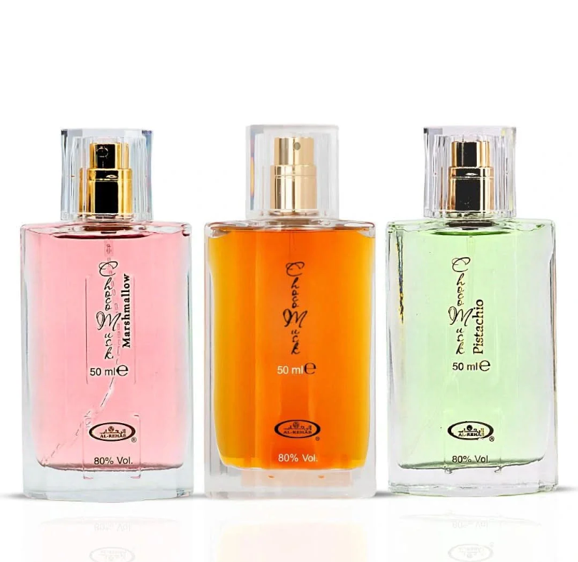 عطور شوكو مسك& شوكو مسك مارشميلو& شوكو مسك بيستاشيو 50 مل من الرحاب