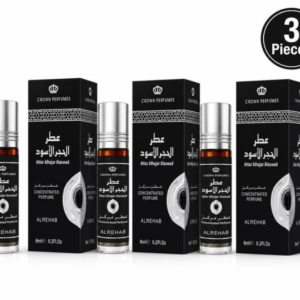 عطر الحجر الأسود(3قطع)-الرحاب- 6 مل