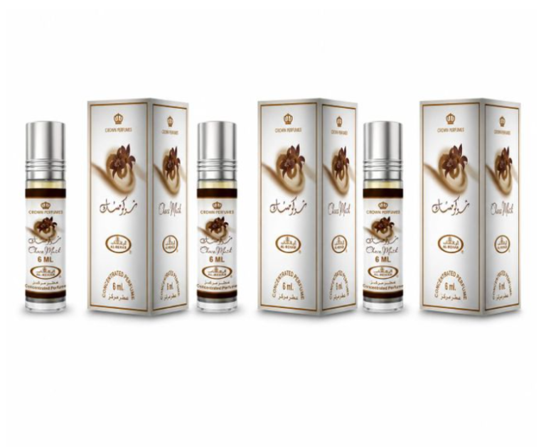 عطر شوكو مسك(3قطع)-الرحاب- 6 مل