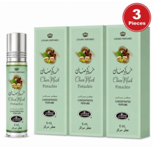 عطر شوكو مسك بيستاشيو (3قطع)-الرحاب-6 مل