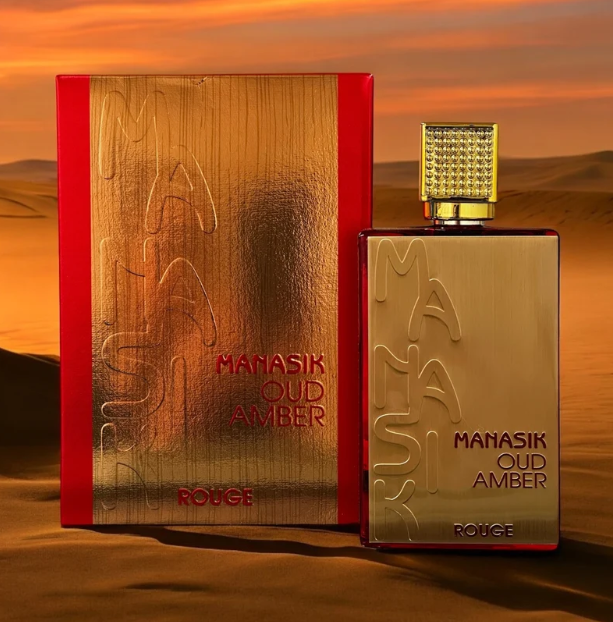 عطر عود عمبر روج مناسك 100 مل - الصورة 2